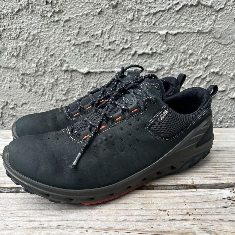 ECCO‎ Shoes Men Size 10 Core Hydromax Water Resistant Golf Black Leather - Picture 4 of 9